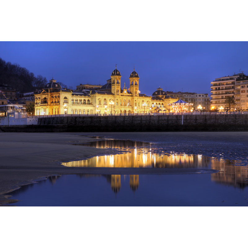 Donostia/San Sebastian by Bogdan Lazar - Wrapped Canvas Print, 30cm H x 46cm W