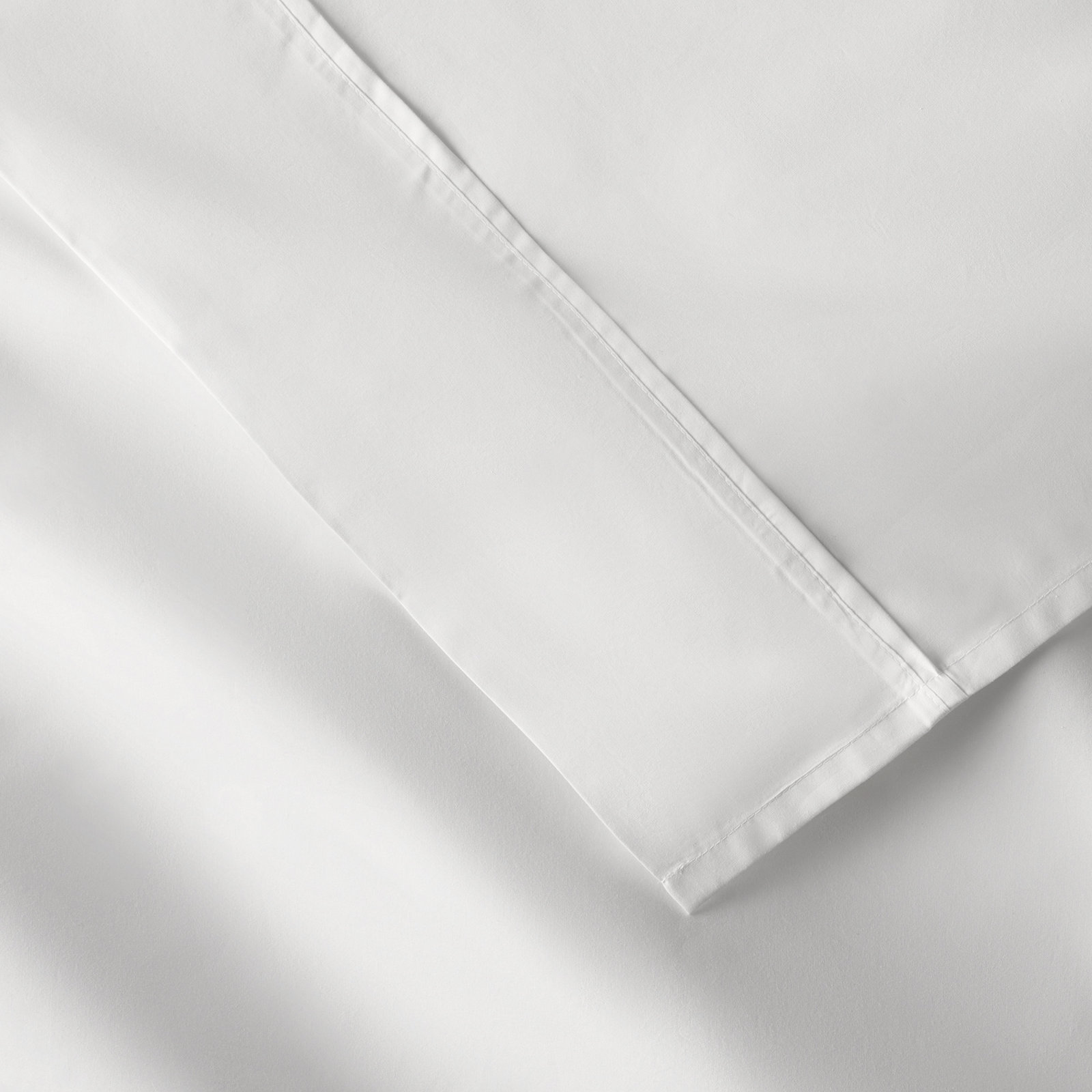 Emrik Organic Cotton Sheet Set, King, White