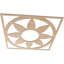 Médaillon de plafond en bois Blume-63412063-63412083