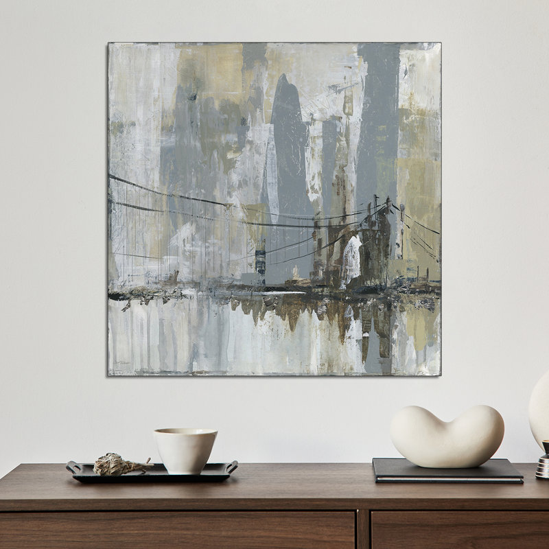 Steelpix Metal Canvas -  Midtown Bridge II By Carol Robinson Wall Art Print