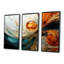 Orange et émeraude marbre marbre IV - art mural abstrait-1005249662-1005249661