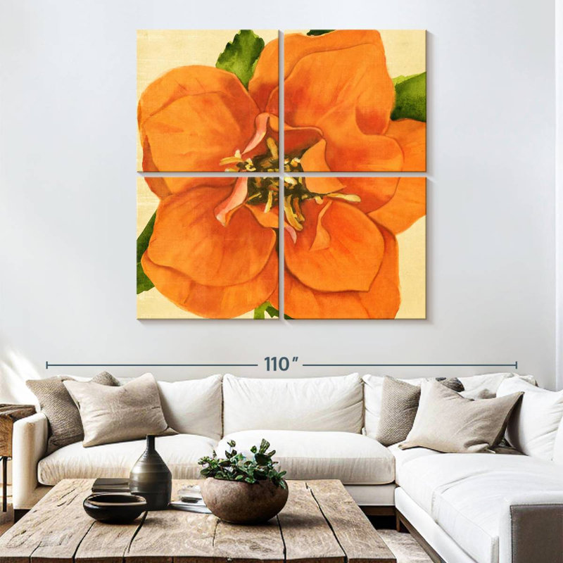 Harnek Copper Petals I, 74" H x 74" W