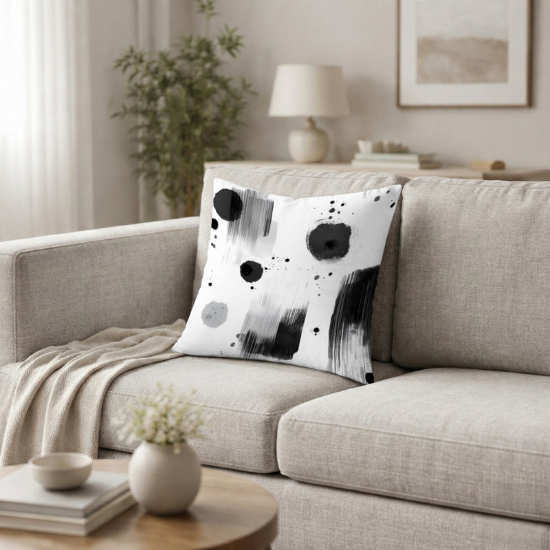 Coussin décoratif moderne Modern, H 16 po x l 16 po