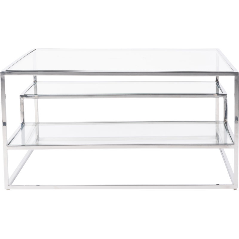 Yerkes Frame Coffee Table with Storage