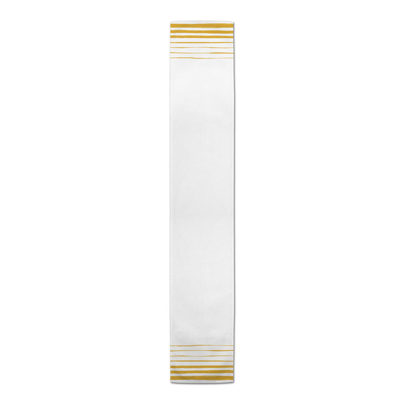 Chemin de table Dylon, 90 po x 16 po, Jaune
