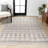 Bouton Moroccan Beni Souk Cream/Gray Rug-1793215028