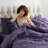 Bed-in-a-Bag Pinch Pleat Comforter Set with Bed Sheets & Memory Foam Cooling Pillows-116163034-116163025