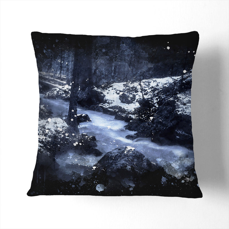 Square Cushion, 55cm H x 55cm W x 20cm D, White