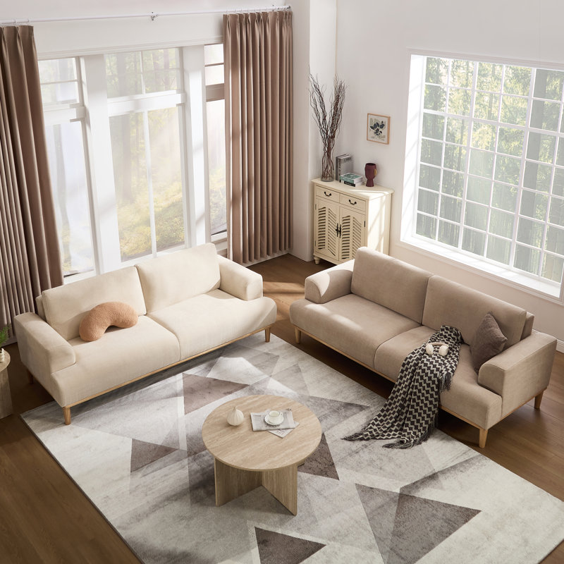 Canapé rembourré 83,85 po, Beige