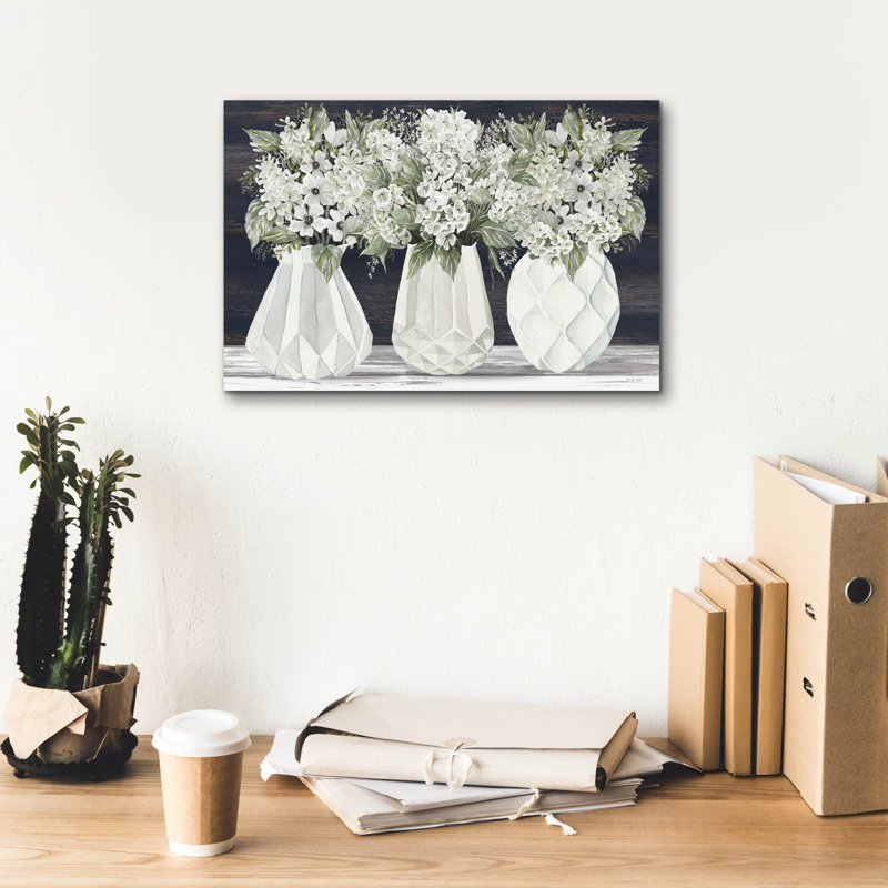  «Plethora of Blooms 2» par Cindy Jacobs, art mural sur toile, 18 po x 12 po, H 12 po x l 18 po
