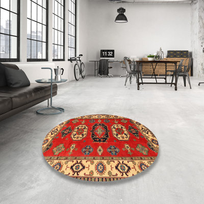 Tapis orange Southwestern