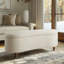 Banc de rangement à dessus rabattable Boucle crème Voir ci-dessous-950694324
