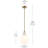 1 Light Pendant with Clear Glass-111187490-111187494-111187496