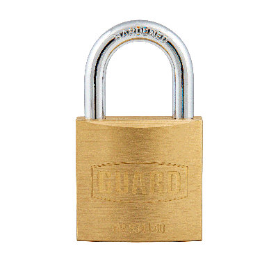 Laiton garde cadenas 40mm à double verrouillage