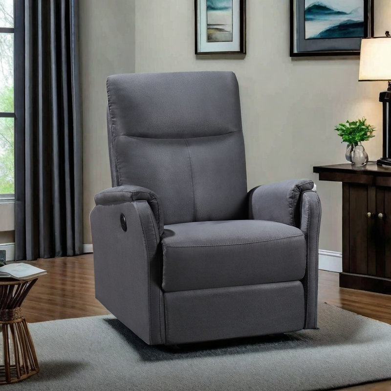 Ankiewicz Power Recliner Chair, Gray