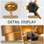 Luminaire de lustre doré, lustres cylindriques de 21 po avec abat-jour en métal bronze antique à 2 couches, grand luminaire suspendu 6 lumières-1699733487-1699733480
