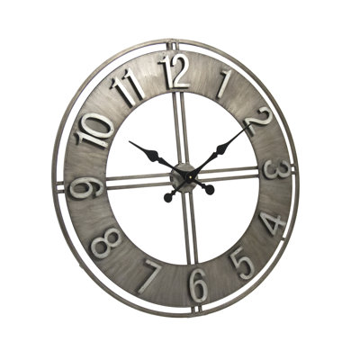 Metal Analog Wall Clock