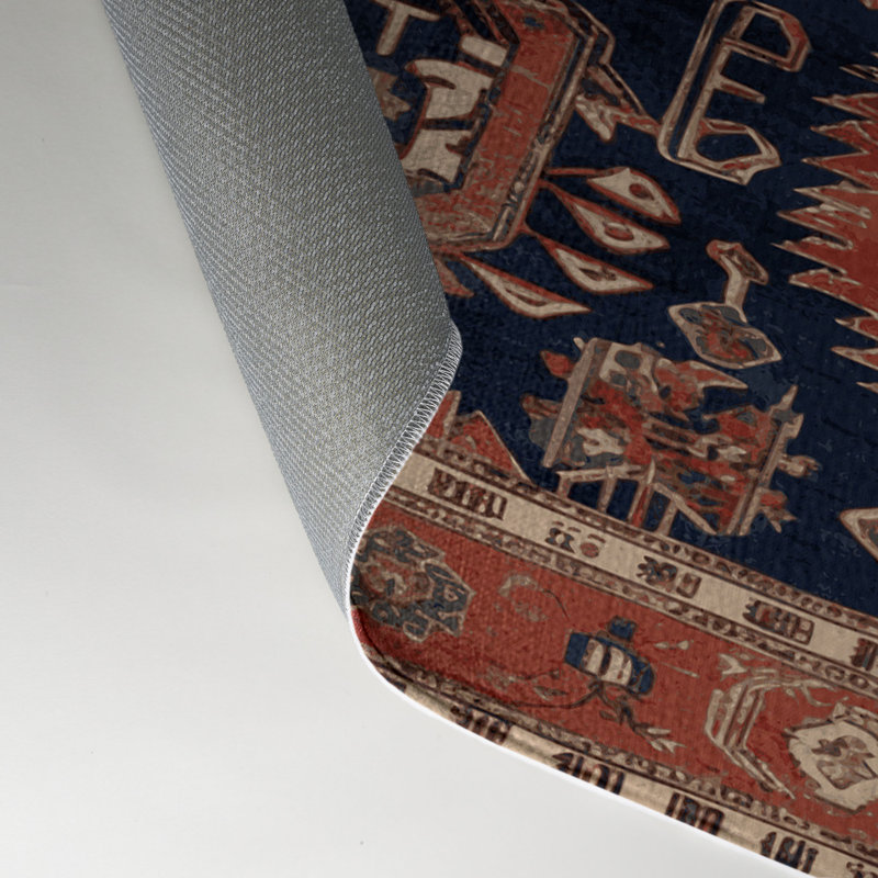 Tapis d'intérieur et d'extérieur brun Persian, Rectangulaire 3 pi x 5 pi