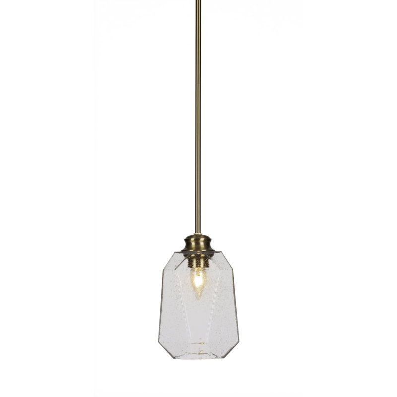 Luminaire suspendu Rocklin, Laiton New Age, À bulles