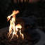 Décor de bûches au gaz imitation de foyer de 7,3 po, matériaux réfractaires ignifuges, pour foyer au gaz naturel, foyer, feu de camp, décor d'Halloween, barbecue