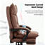Fauteuil inclinable luxueux avec repose-pieds