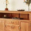 Console en bois d'orme massif