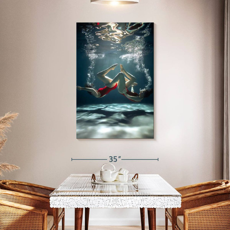 Sireci Synchronized Swimming Duo, 48" H x 32" W
