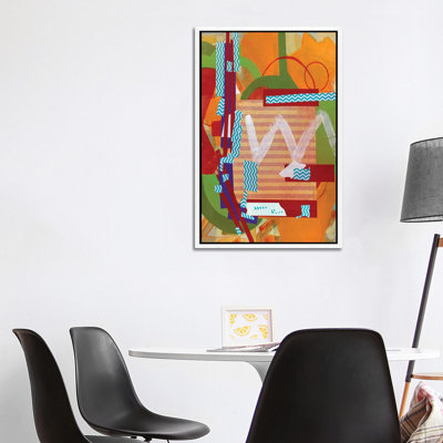 Abstract Study (W) by Pamela Staker - Painting on Canvas