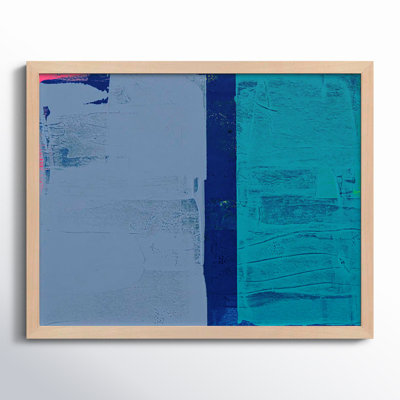 Bold In Blue 2 Print by Andrea Stokes