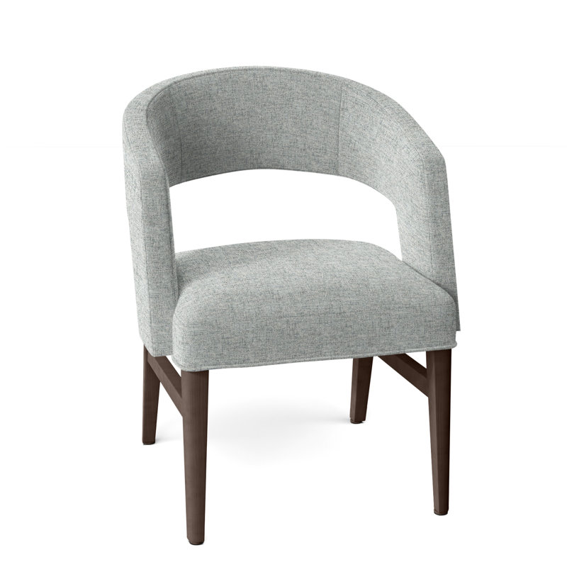 Chaise avec accoudoirs Bryant, Noisette, 3160 platine