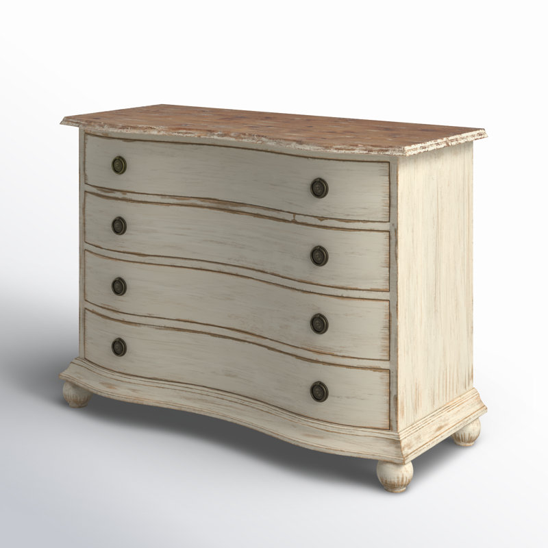 Wilts 4 - Drawer Solid Wood Dresser