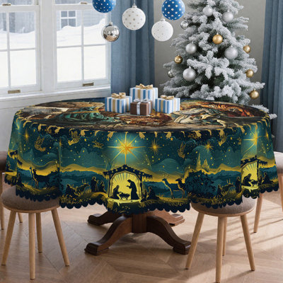 Nappe en polyester lavable foncé foncé