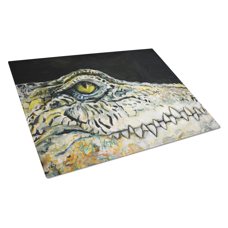 Planche à découper en verre Me Alligator