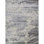 Abstract Area Rug in Silver