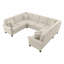 Fruzsina Upholstered U-Shaped Sectional Reversible
