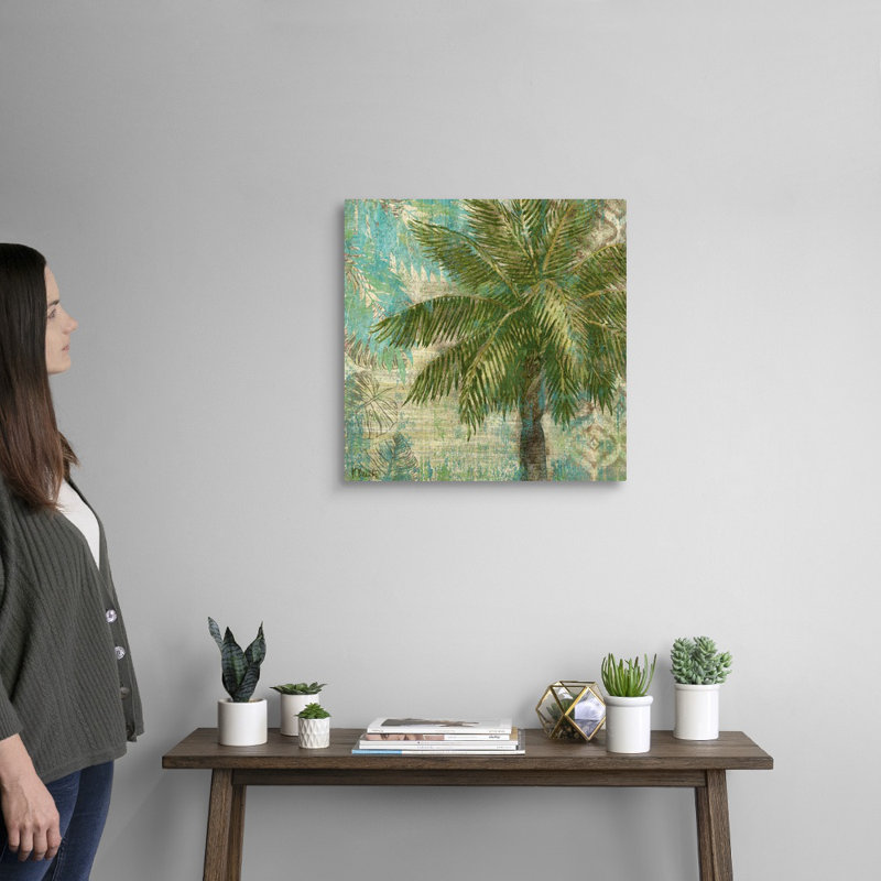 «Aqua Escape II», art mural sur toile, H 20 po x l 20 po x P 1,25 po, Toile tendue