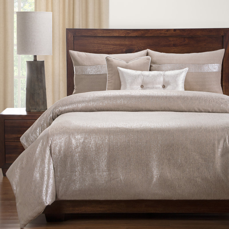 Sparkly Polyester Duvet Cover & Insert, Twin, Sparkly Mushroom