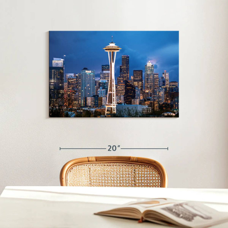 Kavia Space Needle Seattle, 16" H x 24" W