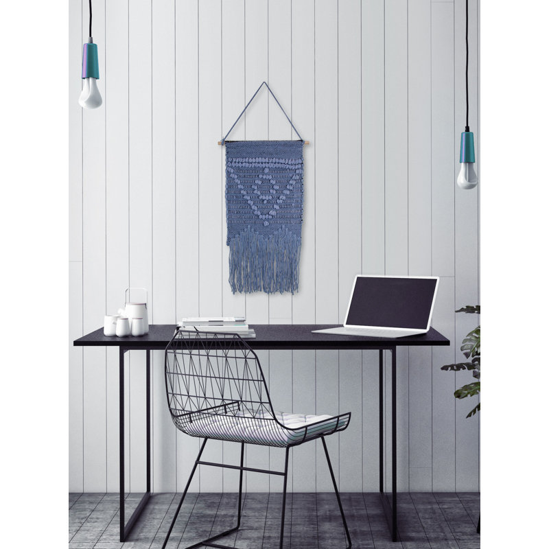 Tapisserie en coton avec accessoires de suspension