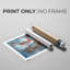 Bonjour bonhomme de neige! -Impression sur toile seulement - NON-CADRE