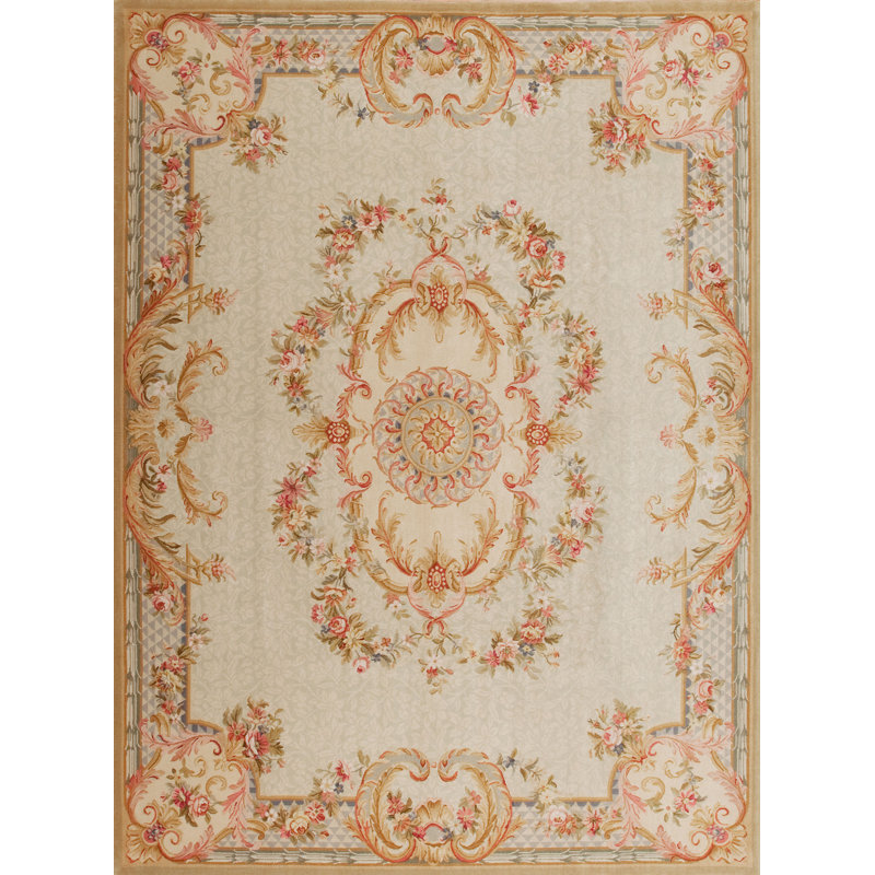 Savonnerie One-of-a-Kind 9' X 12' Hand Knotted Area Rug
