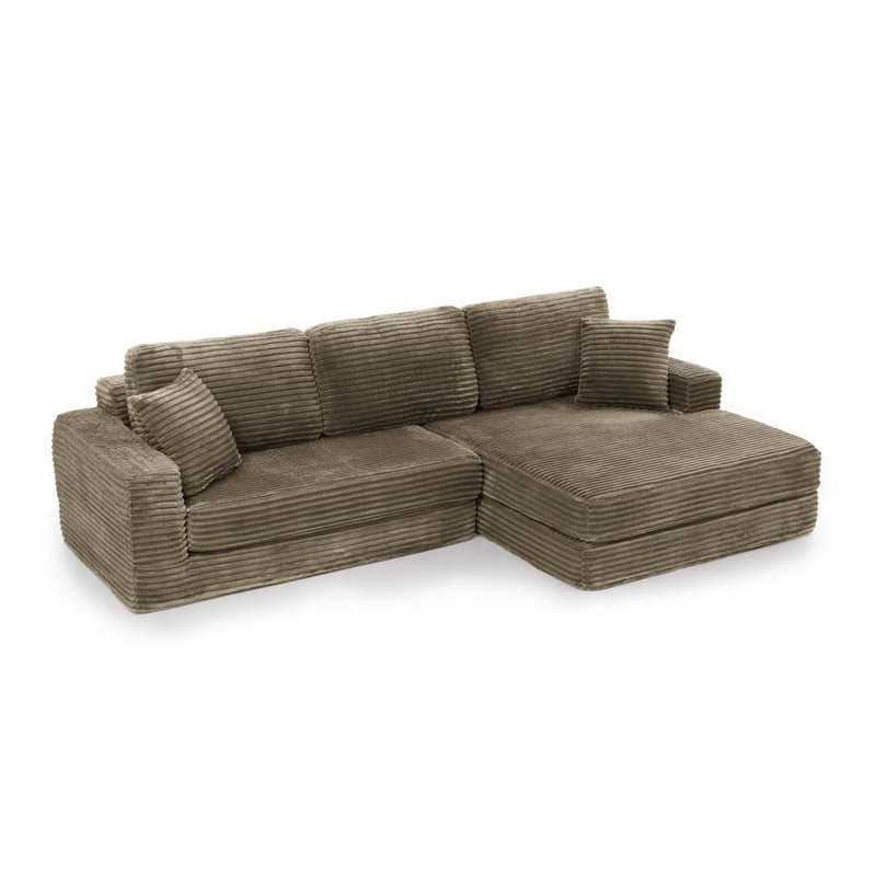 Sectional Sofa (Brown)