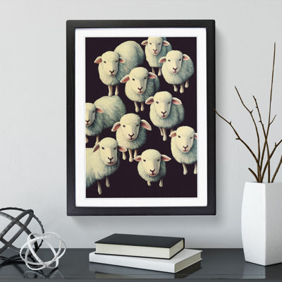 Curious Sheep - Single Picture Frame Print