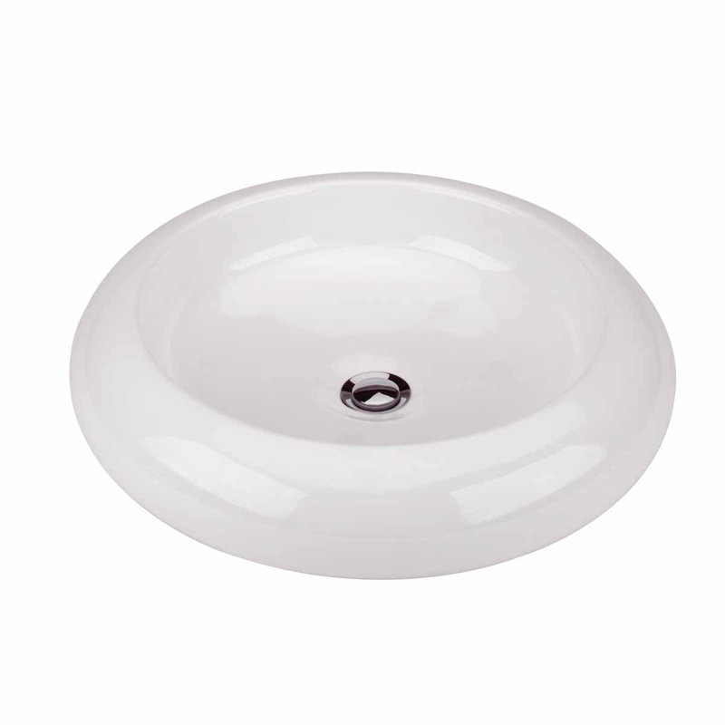 The Renovators Supply Inc. 20 " Vitreous China Circular Bathroom Sink