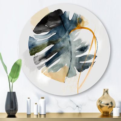 " Green Artful Philodenron Leaf I "