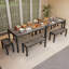 Ezzah Dining Set, Dining Table with Benches-746919469-771248274-746919458