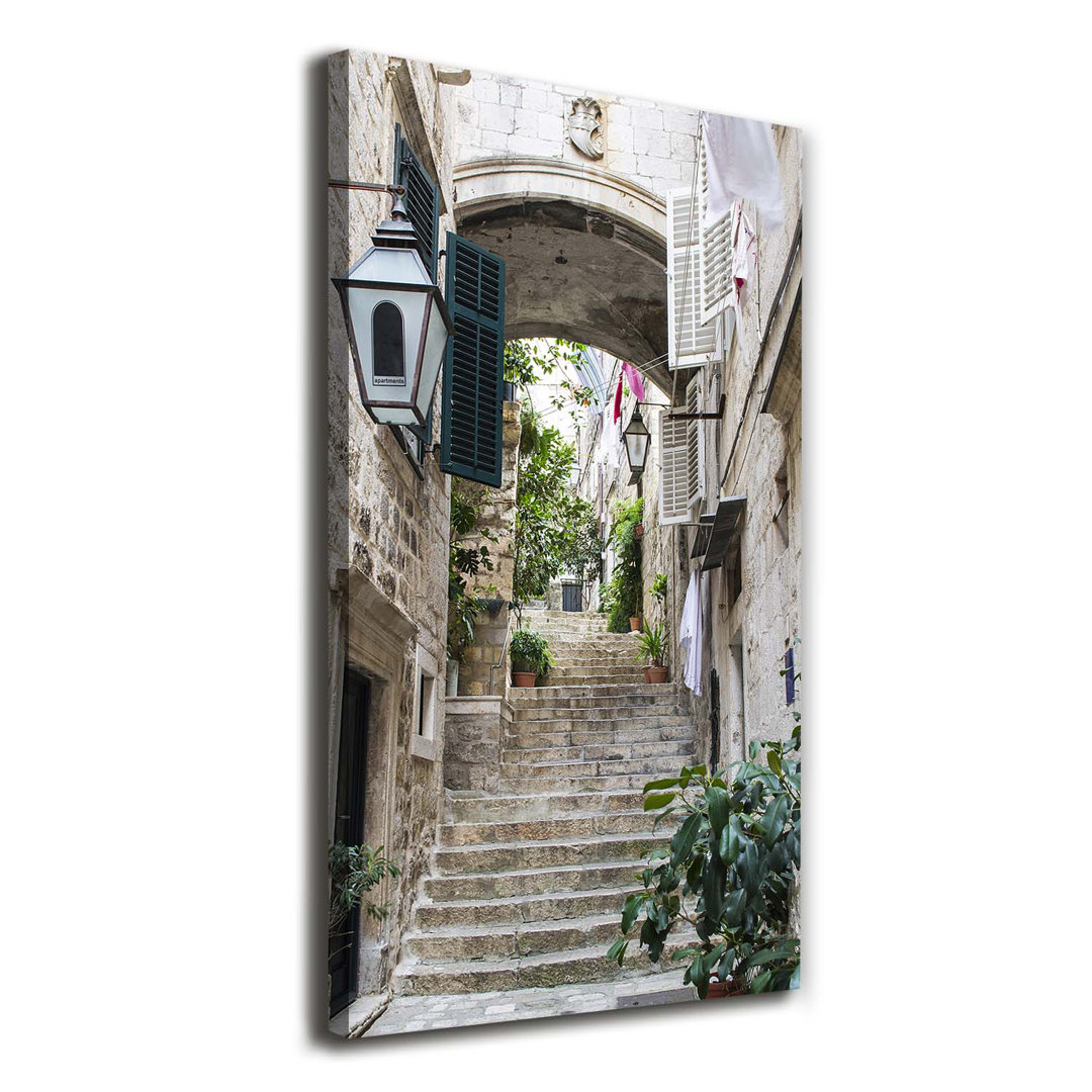 Straßen von Dubrovnik - Kunstdrucke auf Leinwand