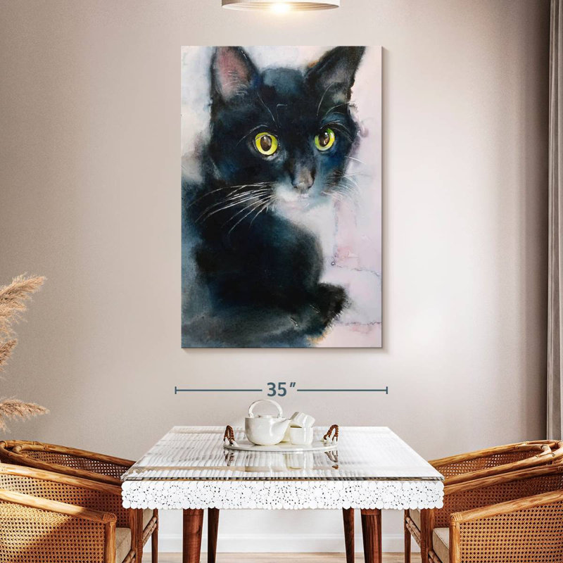 Chat Brampt Tuxedo, H 51 po x l 34 po