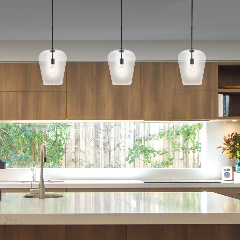Luminaire suspendu simple à 1 lumière