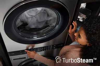 LG Studio 5 Cu. Ft. Smart Front Load Washer and 7.4 Cu. Ft. Smart Dryer, Electric